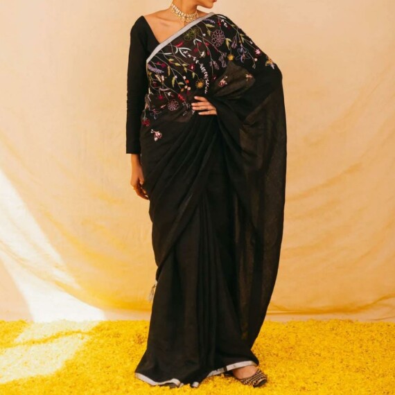 http://www.rivierafashion.in/products/linen-french-knot-hand-embroidery-saree
