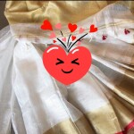 Handwoven Pure Linen Saree