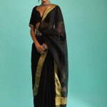 Handwoven Pure Linen Saree