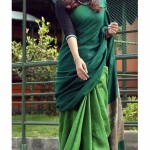 HANDWOVEN PURE LINEN SAREE
