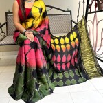 MODAL SILK CLAMP DYE SAREE