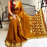 MODAL SILK ZARI BORDER SAREE