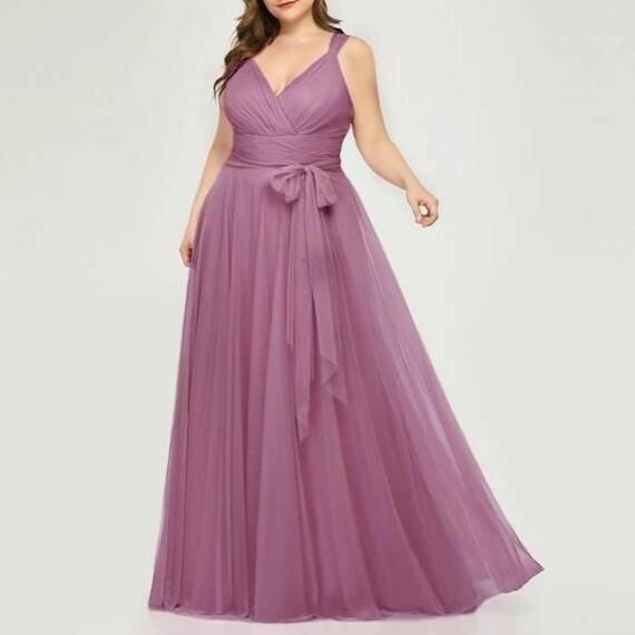 http://www.rivierafashion.in/products/maxi-long-double-v-neck-tulle-bridesmaid-dresses