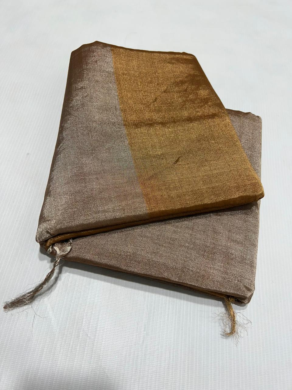 CHANDERI TISSUE COTTON SILK SAREE