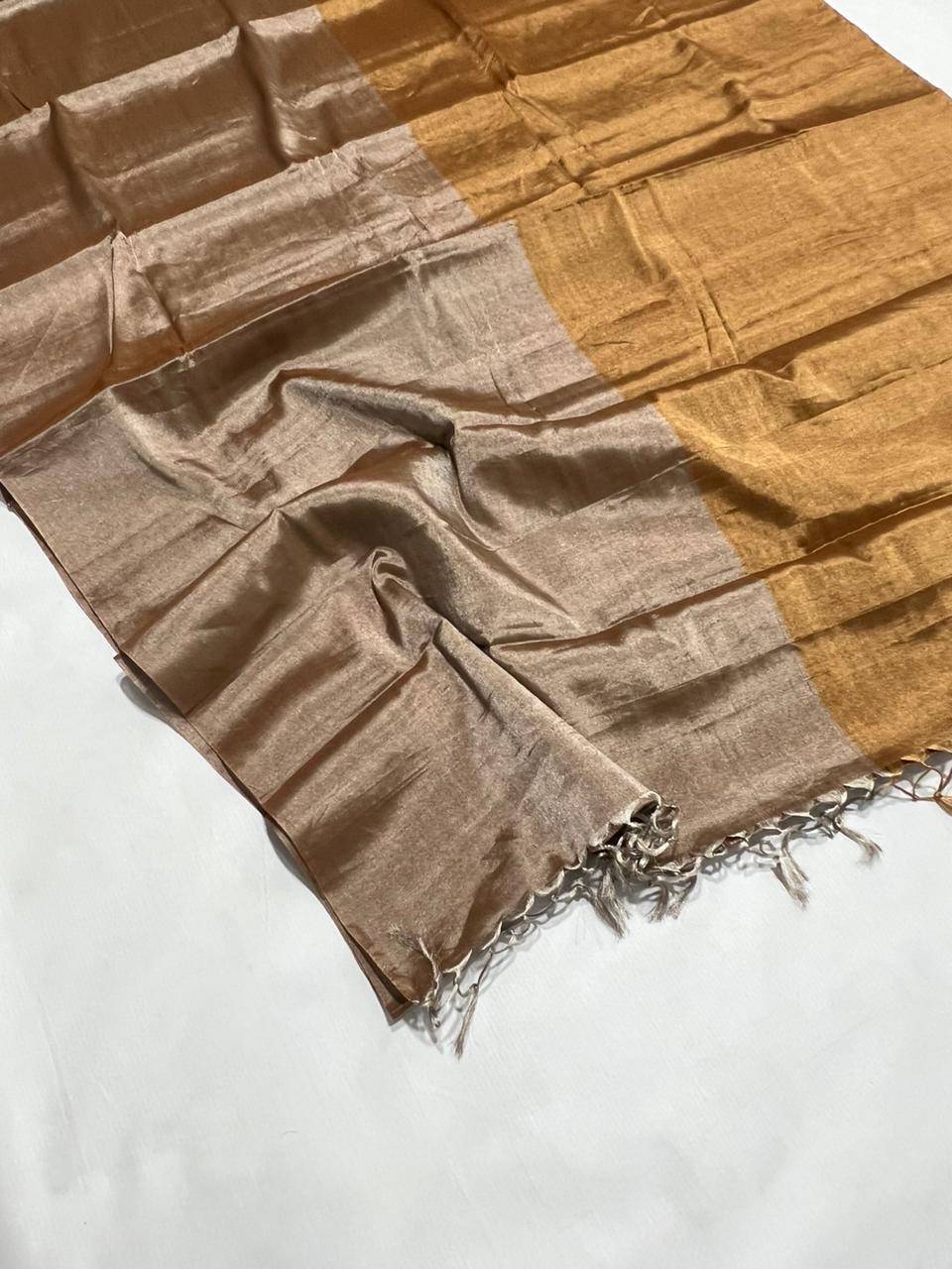 CHANDERI TISSUE COTTON SILK SAREE