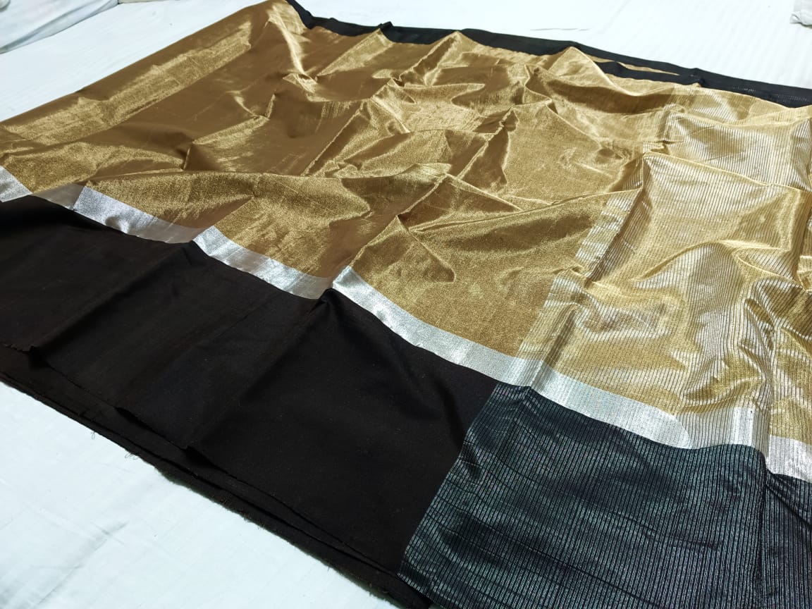 CHANDERI TISSUE COTTON SILK SAREE