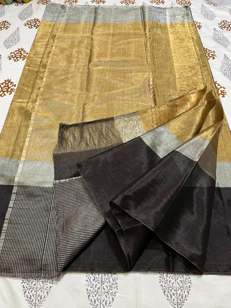 CHANDERI TISSUE COTTON SILK SAREE