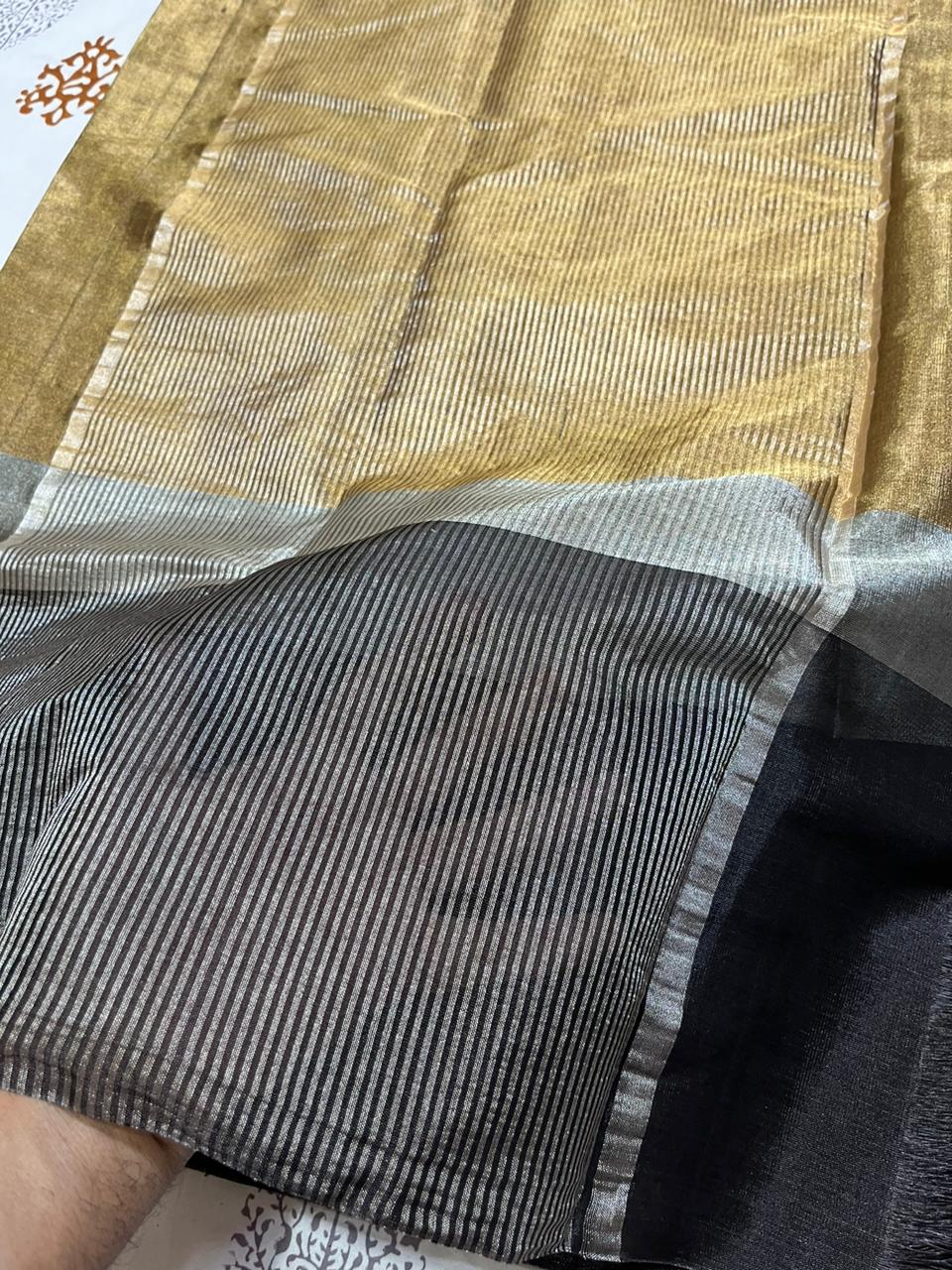 CHANDERI TISSUE COTTON SILK SAREE