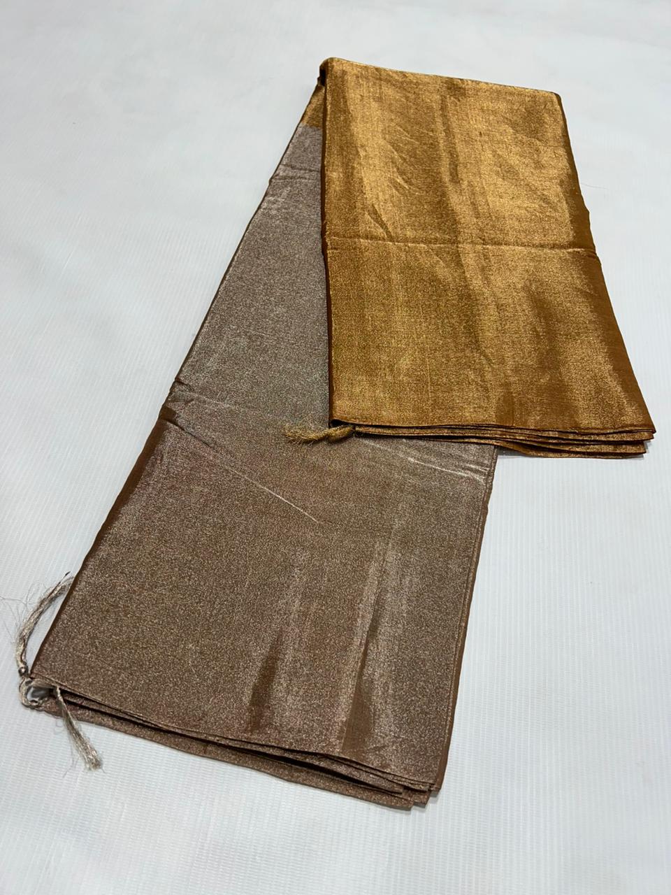 CHANDERI TISSUE COTTON SILK SAREE