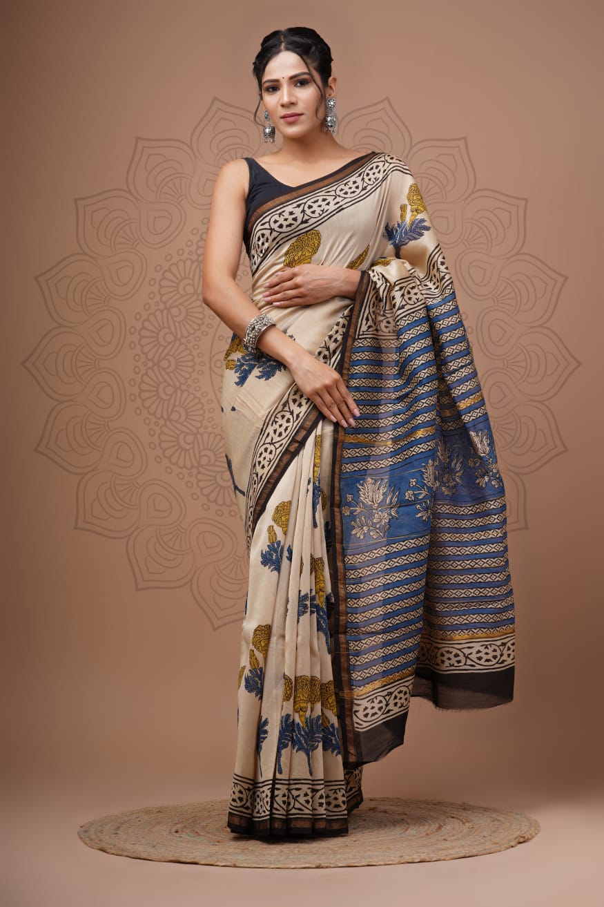 CHANDERI SILK SAREE